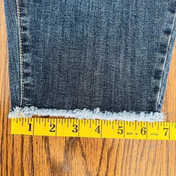 EVRY Women's Stretch Skinny Blue Denim Jeans Plus Size 24W High Rise Raw Hem - Picture 8 of 10